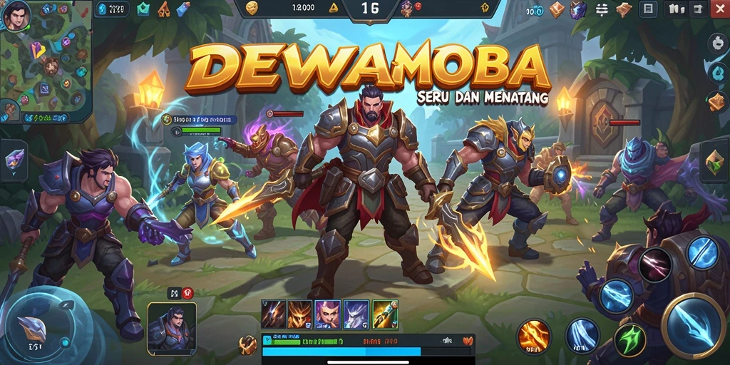Gameplay DEWAPG yang mendebarkan dan penuh aksi.
