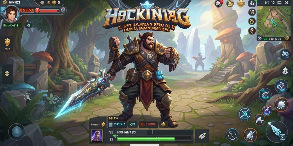 Gameplay HOKI123 menampilkan petualangan seru dalam dunia MMORPG.