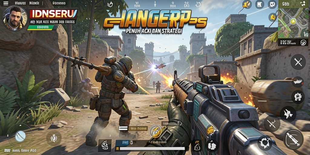 Gameplay menegangkan dalam IDNSERU dengan aksi seru dan taktik strategis.