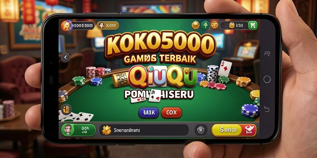 Tampilan gameplay QiuQiu yang menegangkan di KOKO5000.