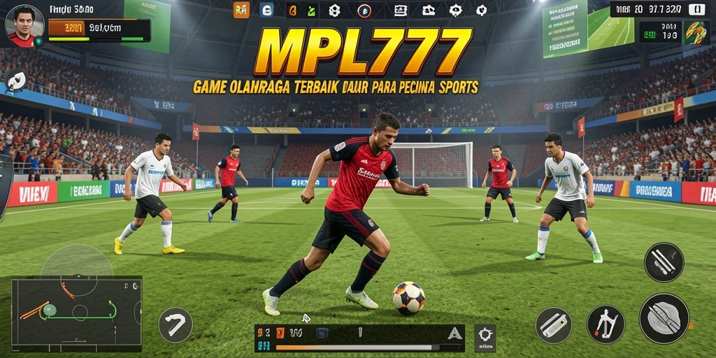 Tampilan gameplay seru dalam MPL777 dengan berbagai tantangan olahraga.