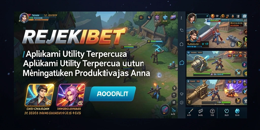 Tampilan utama REJEKIBET dengan berbagai fitur canggih dan mudah digunakan.