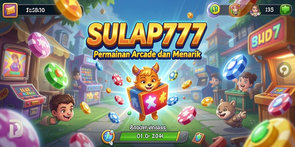 Tampilan gameplay SULAP777 yang penuh warna dan seru.